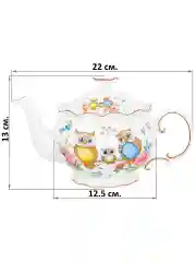 Чайник заварочный 700 мл 22х12,5х13 см Elan Gallery Совушки