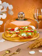 Блюдо сервировочное с крышкой 29,2х29,2х19,5 см