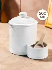 Банка для соли "Розы", 15,5х10х14,5 см., 500 мл