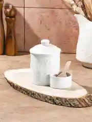 Банка для соли "Птички на ветке" 15,5x10x14,5 см, 500 мл
