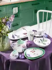 Блюдо фарфоровое "Ботанический атлас"