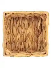 Корзинка плетеная с ручками, 16x16x14 см