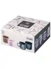 Набор из 4-х кружек "Кофе", 400 мл