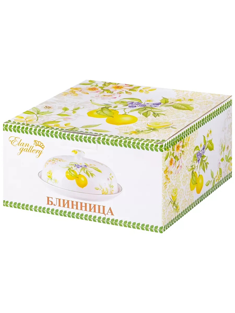 Блинница "Лимоны", 23х23х9,5 см