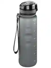Бутылка для воды 1000 мл Elan Gallery Style Matte с углубл для пальцев серая