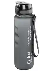 Бутылка для воды 1000 мл Elan Gallery Style Matte с углубл для пальцев серая