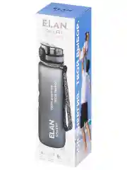 Бутылка для воды 1000 мл Elan Gallery Style Matte с углубл для пальцев серая