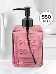 Диспенсер с дозатором "Розовый", 550 мл