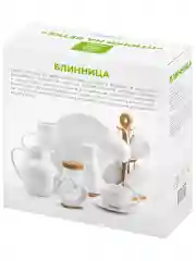 Блинница с крышкой "Птички на ветке", 23х23х9,5 см
