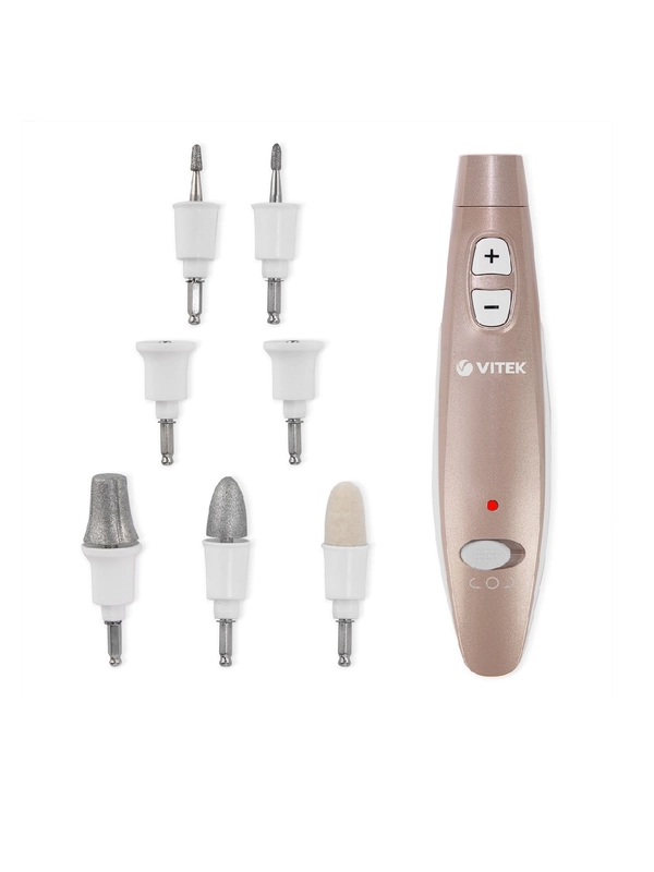 Маникюрно-педикюрный набор Vitek VT-2214, золотистый