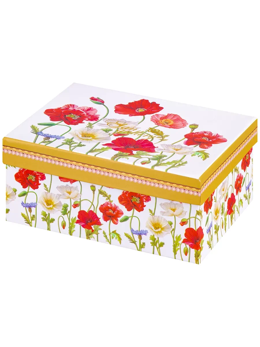 Сахарница с крышкой "Маки", 350 м