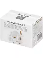 Набор для специй "Котики" на подставке, 10,5х6,5х6,5 см