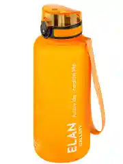 Бутылка для воды 1,5 л Elan Gallery Style Matte, с углублениями для пальцев, оранжевая