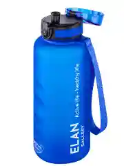 Бутылка для воды 1,5 л Elan Gallery Style Matte, с углублениями для пальцев, небесная