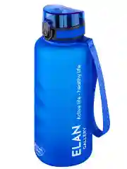 Бутылка для воды 1,5 л Elan Gallery Style Matte, с углублениями для пальцев, небесная