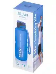 Бутылка для воды 1,5 л Elan Gallery Style Matte, с углублениями для пальцев, небесная