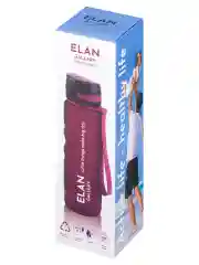 Бутылка для воды 500 мл Elan Gallery Style Matte, с углублениями для пальцев, бургундия