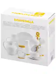 Блинница с крышкой "Цветочки", 23х23х9,5 см