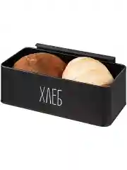 Хлебница металлическая с крышкой, 33х18х13 см
