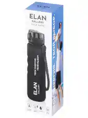 Бутылка для воды 1000 мл Elan Gallery Style Matte с углубл для пальцев черная