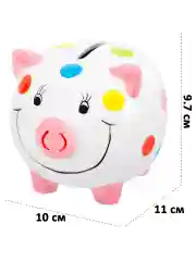 Копилка "Свинюшка", 11х10х9,7 см