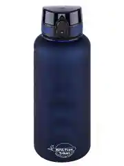 Бутылка для воды 1,5 л Elan Gallery Style Matte, с углублениями для пальцев, темно-синяя