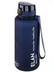 Бутылка для воды 1,5 л Elan Gallery Style Matte, с углублениями для пальцев, темно-синяя