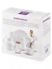 Блинница с крышкой "Лоза", 23х23х9,5 см