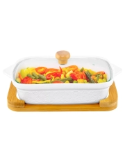 Блюдо для запекания и сервировки "Розы", 1,1 л