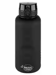 Бутылка для воды 1,5 л Elan Gallery Style Matte, с углублениями для пальцев, черная
