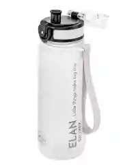 Бутылка для воды 500 мл Elan Gallery Style Matte, с углублениями для пальцев, белая