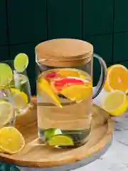 Кувшин-графин "Crystal glass" с пробковой крышкой, 1,6 л