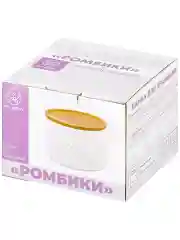 Банка для хранения с крышкой "Ромбики", 250 мл
