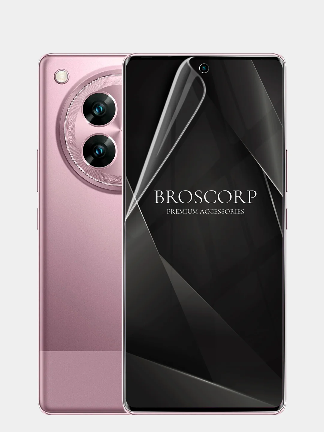 Прозрачный защитная плёнка 1-2 шт для Infinix Zero 40 4G / 5G гидрогелевая BROSCORP тонкая, не стекло