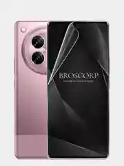 Прозрачный защитная плёнка 1-2 шт для Infinix Zero 40 4G / 5G гидрогелевая BROSCORP тонкая, не стекло