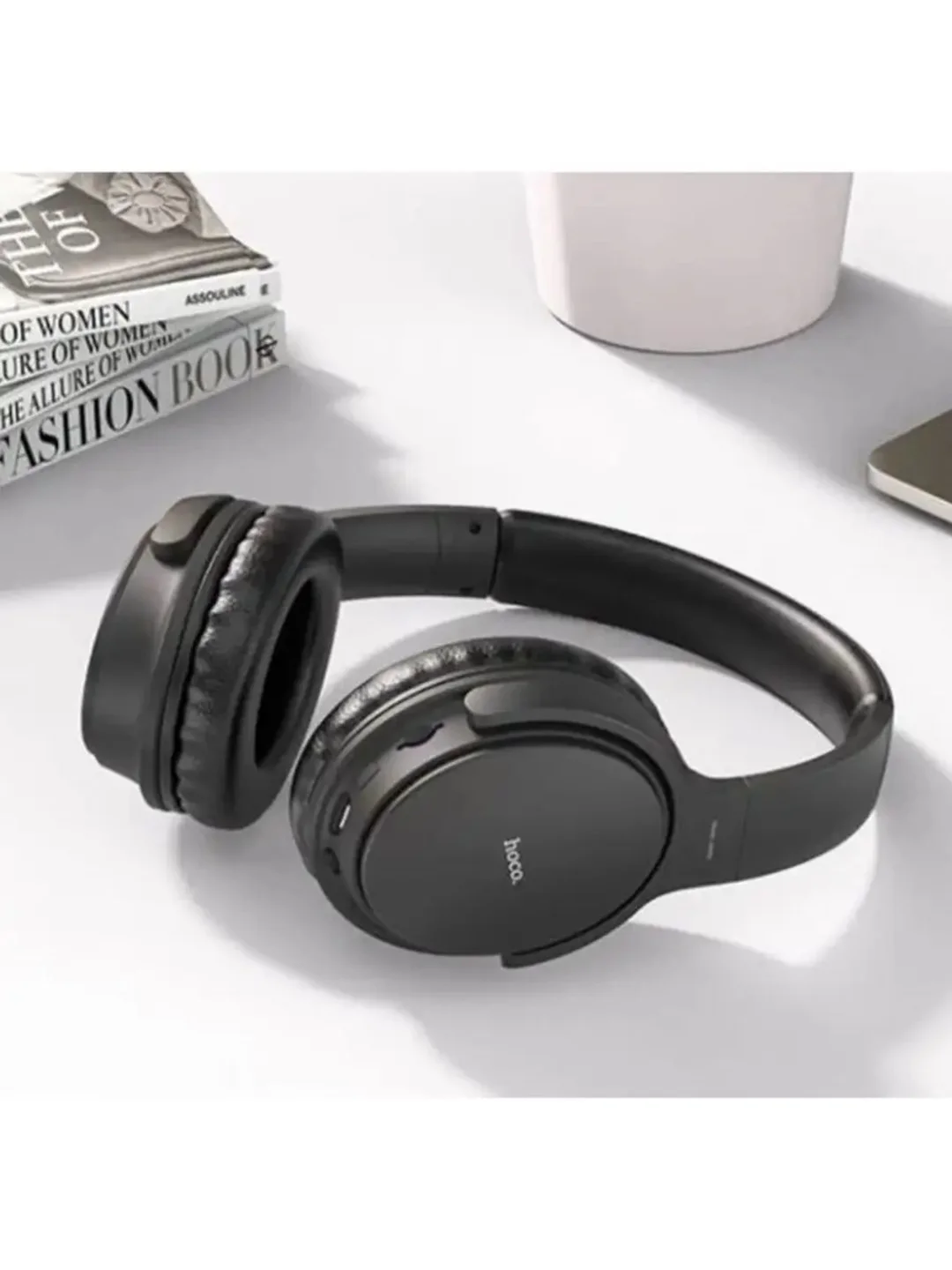 Черный беспроводные наушники Bluetooth полноразмерные HOCO W46 / HOCO W40