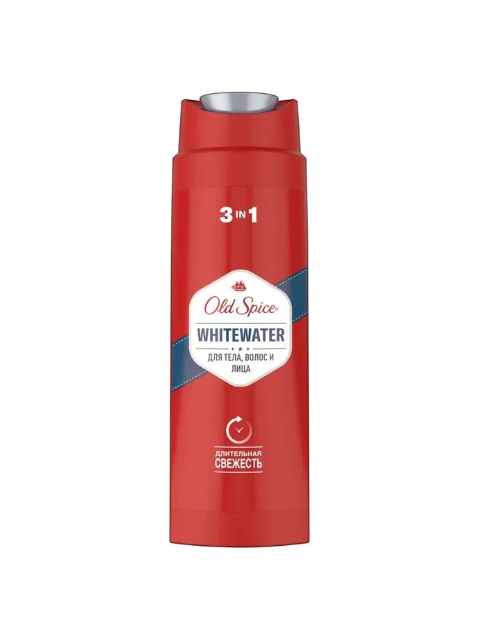 OLD SPICE мужской гель для душа + шампунь 3в1 WhiteWater 250мл