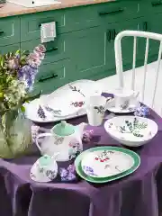 Блюдо сервировочное Elan Gallery "Ботанический атлас" 28,5х17х3 см