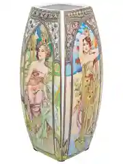 Ваза 2 л 11,5х11,5х25 см Elan Gallery Времена суток, квадратная