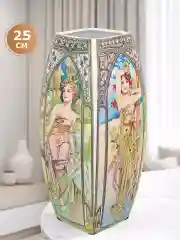 Ваза 2 л 11,5х11,5х25 см Elan Gallery Времена суток, квадратная