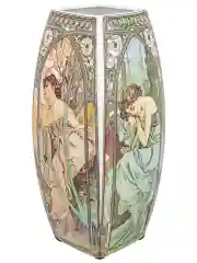 Ваза 2 л 11,5х11,5х25 см Elan Gallery Времена суток, квадратная
