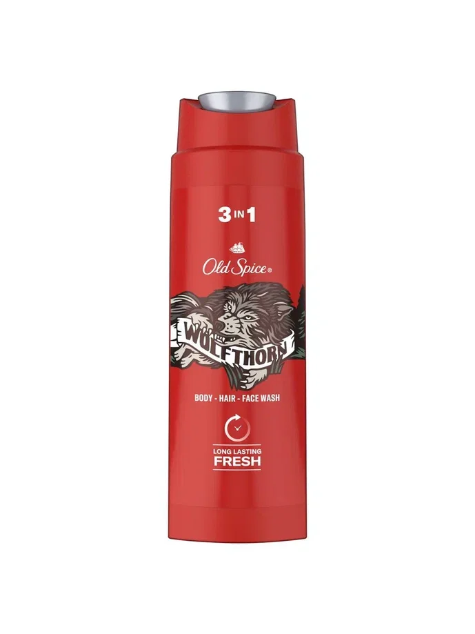 OLD SPICE мужской гель для душа + шампунь 3в1 Wolfthorn 250мл