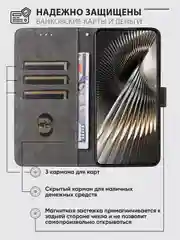 Чехол-книжка Xiaomi POCO F6 (Сяоми Поко Ф6)  с магнитной застежкой