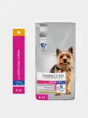 Сухой корм PERFECT FIT™ для собак мелких и миниатюрных пород старше года, с курицей, 6кг