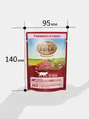 Влажный корм для кошек Nature’s Table™ Говядина в соусе, 28 шт по 85г