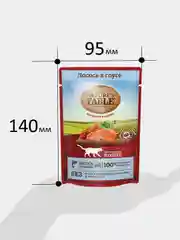Влажный корм для кошек Nature’s Table™ Лосось в соусе, 28 шт по 85г