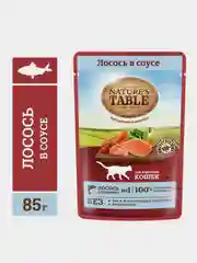 Влажный корм для кошек Nature’s Table™ Лосось в соусе, 28 шт по 85г