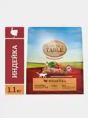 Сухой корм Nature’s Table™ для взрослых кошек, Индейка, 1.1 кг
