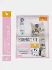 Cухой полнорационный корм PERFECT FIT™ для котят от 2 до 12 месяцев, с курицей, 1.2кг