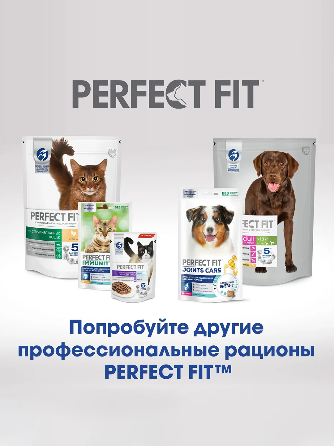 Лакомство для собак PERFECT FIT™ JOINTS, с говядиной, рыбьим жиром и глюкозамином, 130г
